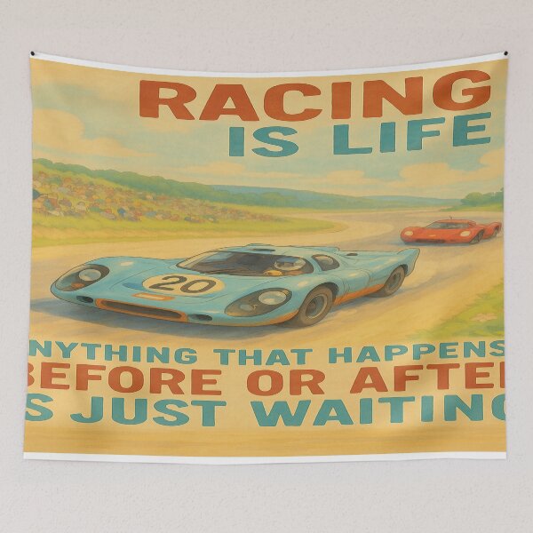 Item preview, Racing Is Life designed and sold by SidOnTrack.