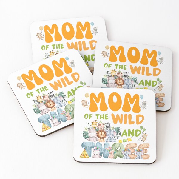 Item preview, Mom Of The Wild And Three Funny Safari Birthday Party designed and sold by thebest-2studio.
