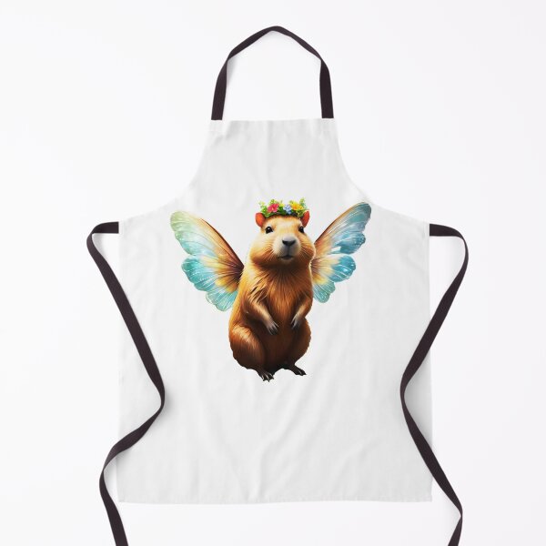 Item preview, Cute Floral Capy Fae - capybara with wings capybara fairy designed and sold by EmeraldeaArt.