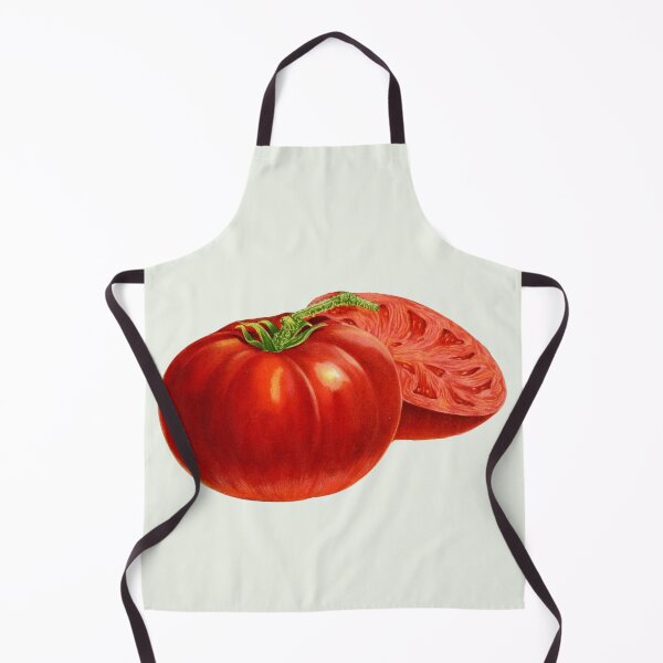 Aperçu de l'œuvre Tomates coussin cramoisies antiques de grande taille créée et vendue par IrisAndIvy.
