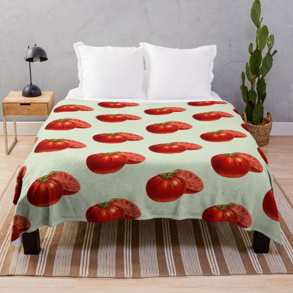 Item preview, Antique Large Crimson Cushion Tomatoes designed and sold by IrisAndIvy.