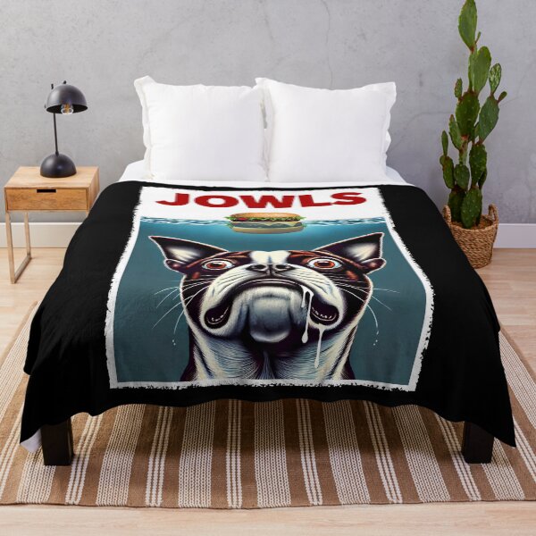 Item preview, Funny Boston Terrier and Hamburger Parody Jowls Dog Lover designed and sold by Kimberley King Art King Art.
