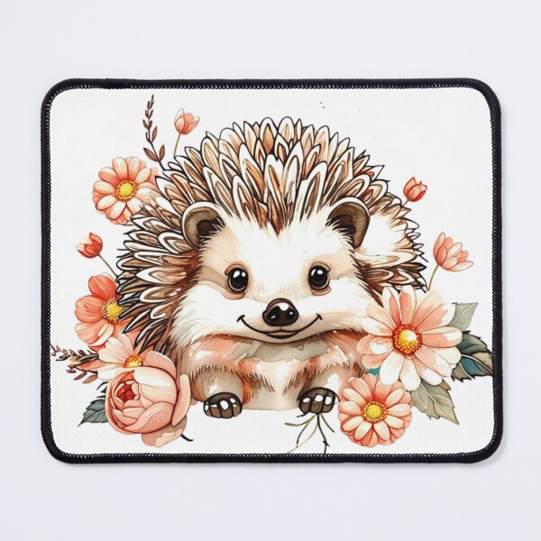 Item preview, Adorable Hedgehog Clipart – Watercolor Illustration for Cards & Crafts designed and sold by STmez Design.