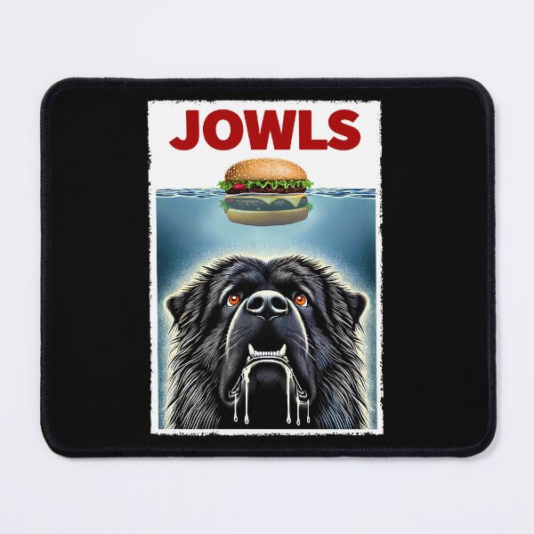 Item preview, Funny Bouvier des Flandres and Hamburger Parody Jowls Dog Lover designed and sold by Kimberley King Art King Art.