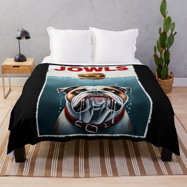 Item preview, Funny Bulldog and Hamburger Parody Jowls Dog Lover designed and sold by Kimberley King Art  King Art.
