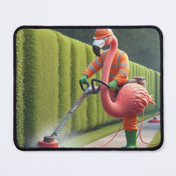 Aperçu de l'œuvre Flamingo Edge La Haie créée et vendue par BreezyCove.