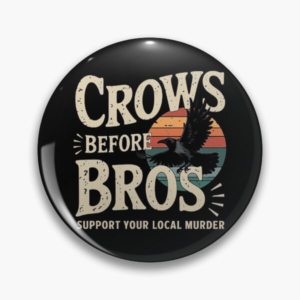 Item preview, Crows Before Bros - Quirky Crow Art for Bird Lovers designed and sold by love3617.