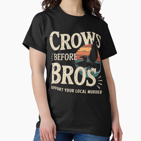 Item preview, Crows Before Bros - Quirky Crow Art for Bird Lovers designed and sold by love3617.