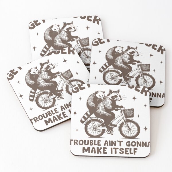 Item preview,  Opossum Funny Get In Loser Trouble Ain't Gonna Make Itself Raccoon designed and sold by CallahanRe.