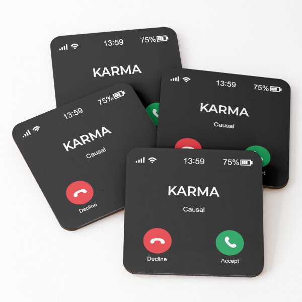 Item preview, Karma Incoming Call smartphone screen designed and sold by Aceofspace3000.