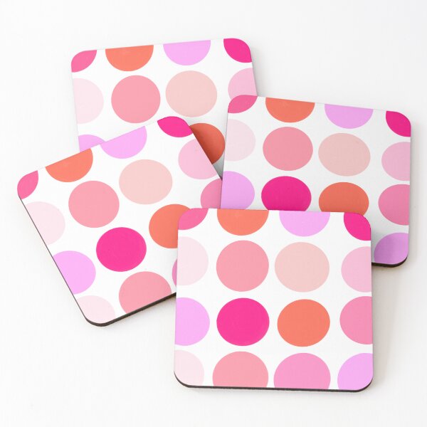 Item preview, Large pink shades polka dots  designed and sold by zanydoodles.