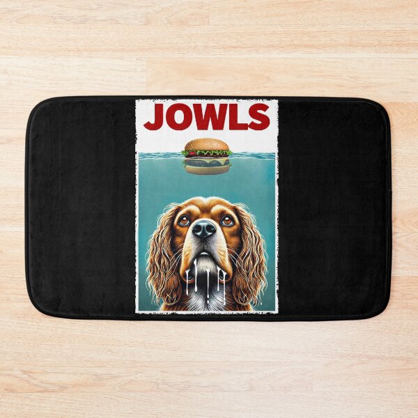 Item preview, Funny Cocker Spaniel and Hamburger Parody Jowls Dog Lover designed and sold by Kimberley King Art  King Art.