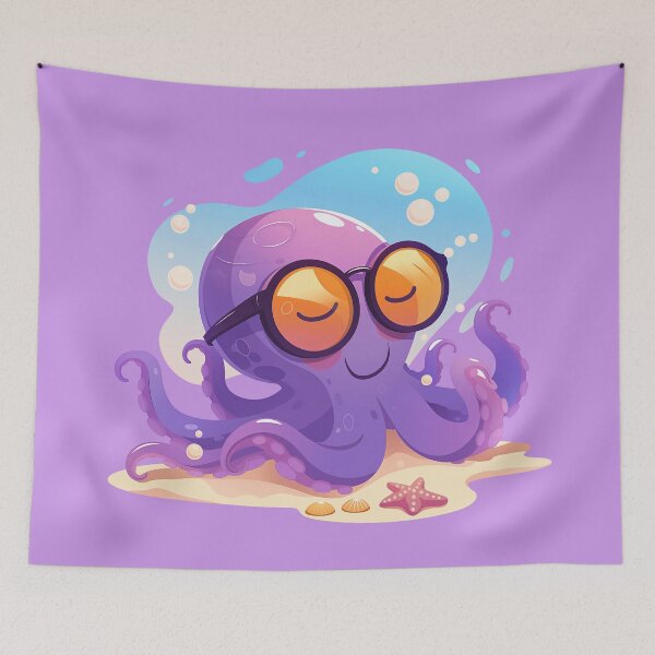 Item preview, The mischievous octopus designed and sold by FluffyGallery.