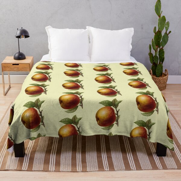 Item preview, Antique Rustic Red And Yellow Apple On A Branch designed and sold by IrisAndIvy.