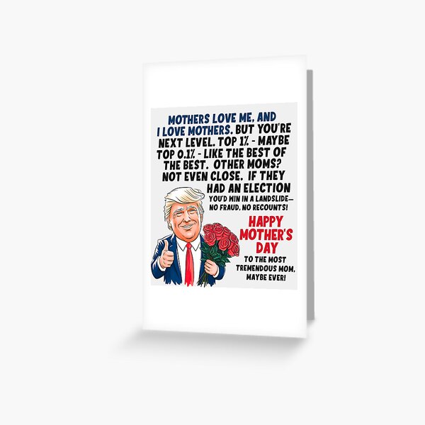 Item preview, Donald Trump Mother's Day  designed and sold by HowToCanadian.