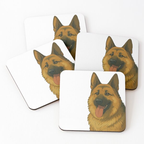 Item preview, Ghibli-style German Shepherd dog designed and sold by Renartdesign.