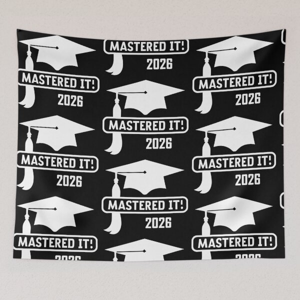 Item preview, Mastered it 2026 white - Achievement Unlocked designed and sold by EmeraldeaArt.