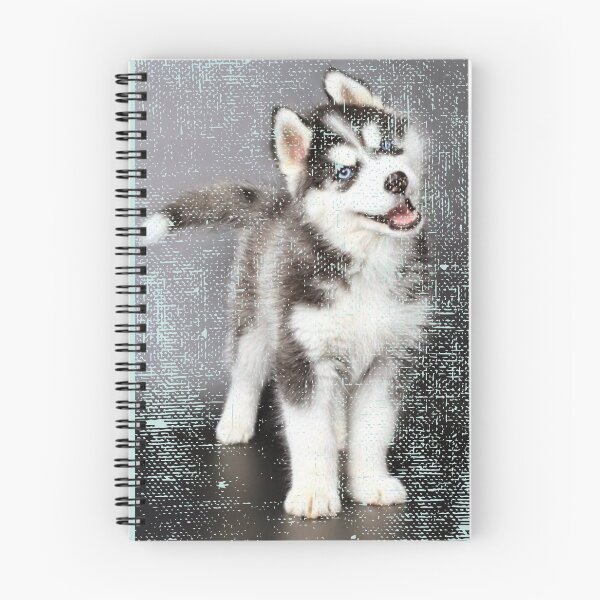 Item preview, Cute Siberian Husky Dog Vintage Gift Distressed Portrait designed and sold by Zavola.