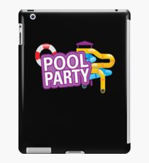 Summer Pool Party iPad-Hülle & Klebefolie