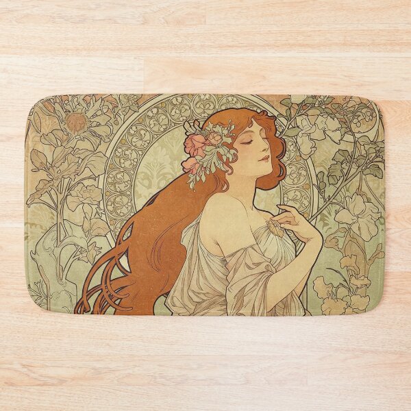 Item preview, Inspired By Alphonse Mucha Dreams Painting in 1897 designed and sold by Tamas Das.