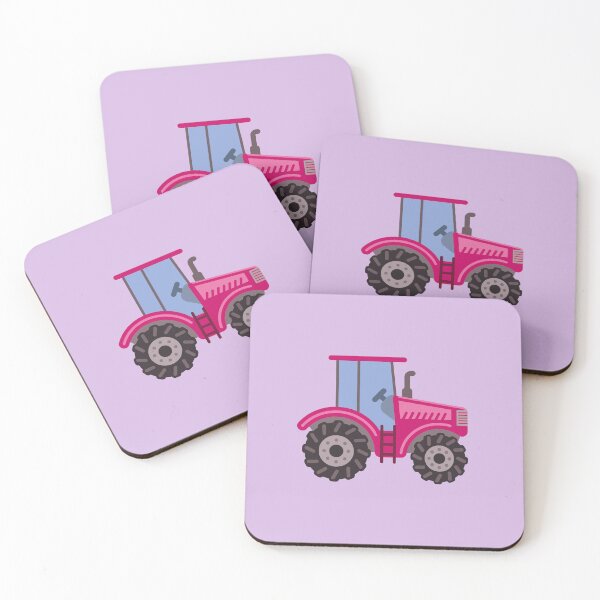 Item preview, Pink tractor designed and sold by BSBgraphics.