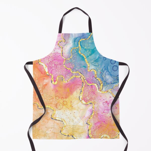 Item preview, Ocean Sunset In Alcohol Inks Expression designed and sold by AneissPiaf.