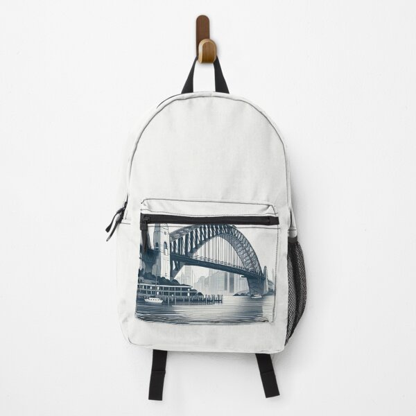 Item preview, Sydney Harbour Bridge, NSW, Australia, Pencil Drawing Style designed and sold by Gaborai.