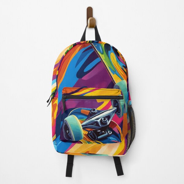 Item preview, Colorful Abstract Skateboard Design – Pop Art Style designed and sold by Moss and Moon Studio.