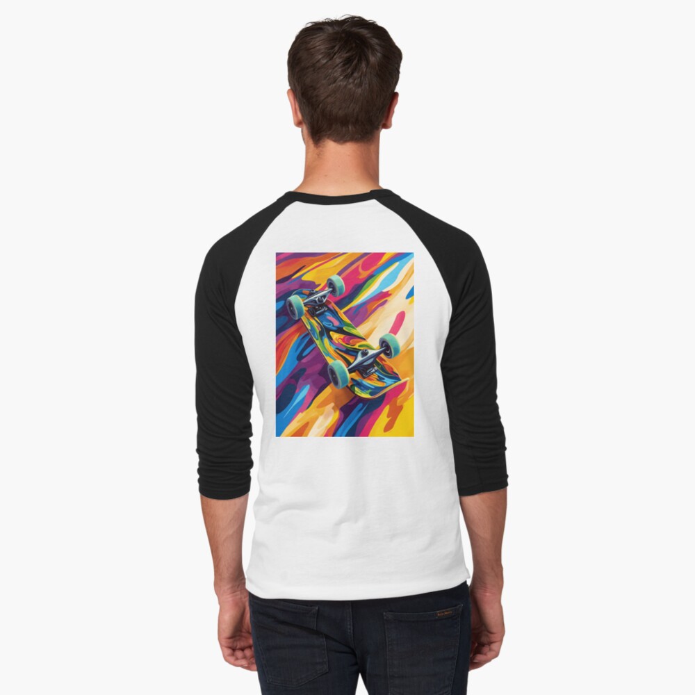 Item preview, Baseball ¾ Sleeve T-Shirt designed and sold by ajurnaya.