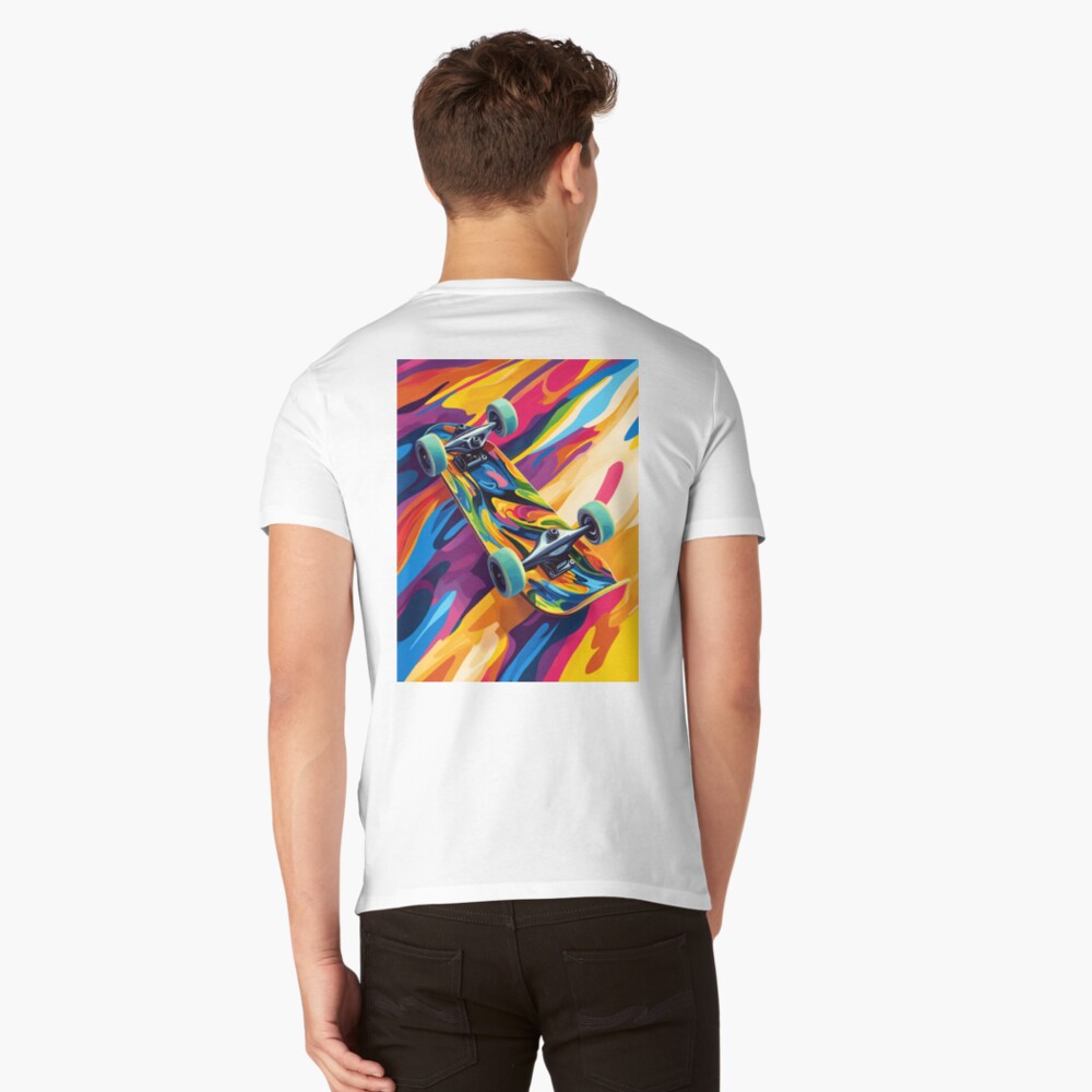 Item preview, V-Neck T-Shirt designed and sold by ajurnaya.