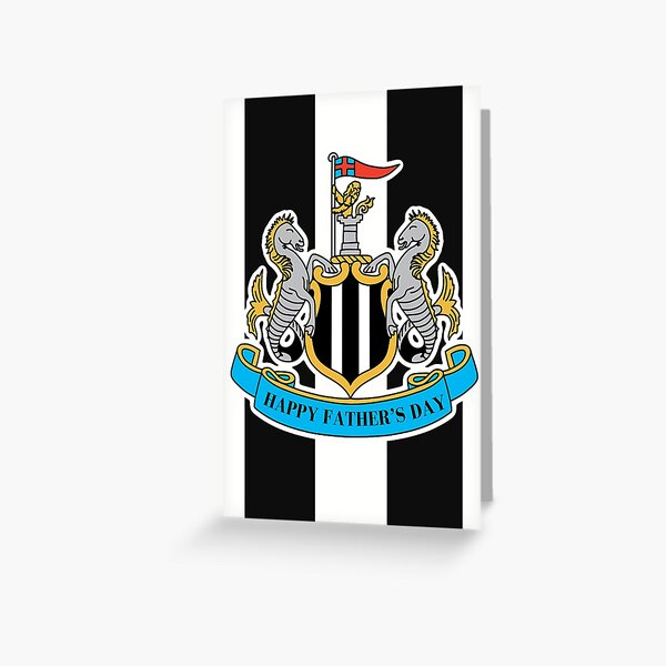 Vista previa del artículo con la obra «Tarjeta del Día del Padre de Newcastle - Para papá - Para él - Newcastle Football Club - Copa Carabao», diseñado y vendido por HomeOfPinkPeach.