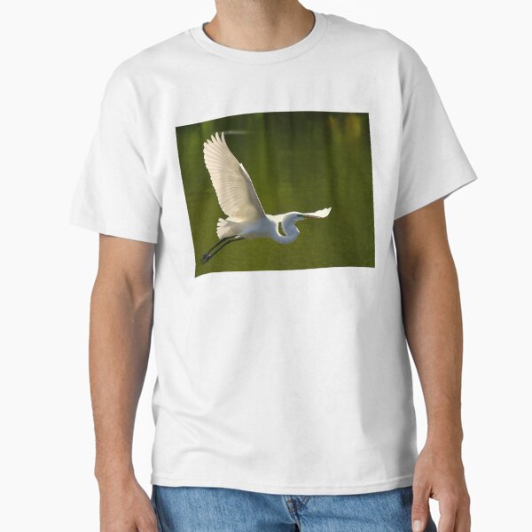 Item preview, Flying Great White Egret   designed and sold by MercerImages.