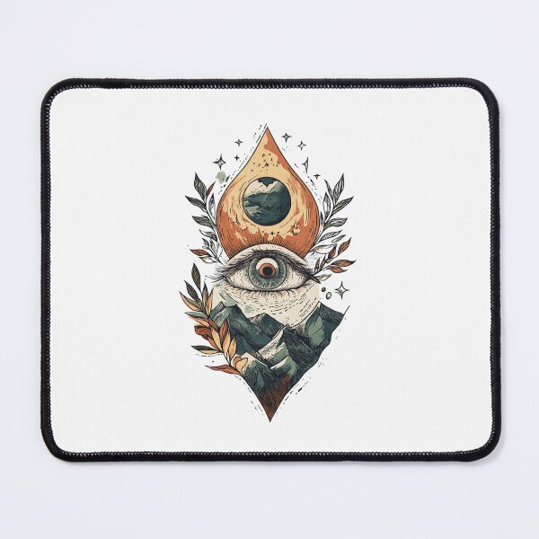 Item preview, Insightful Awakening - Spring Third Eye Symbol designed and sold by MiszungART.