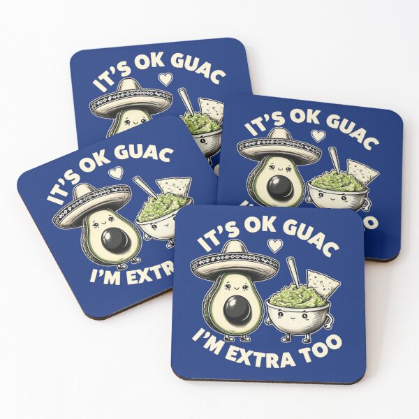 Item preview, "Whimsical Avocado & Guacamole Characters – Playful & Fun" designed and sold by Aise06.