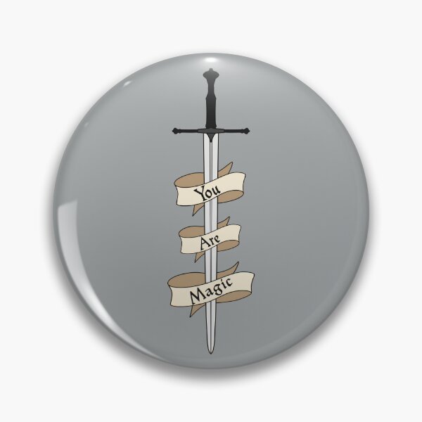 Item preview, You Are Magic Castlecore Sword designed and sold by Skull Fern.