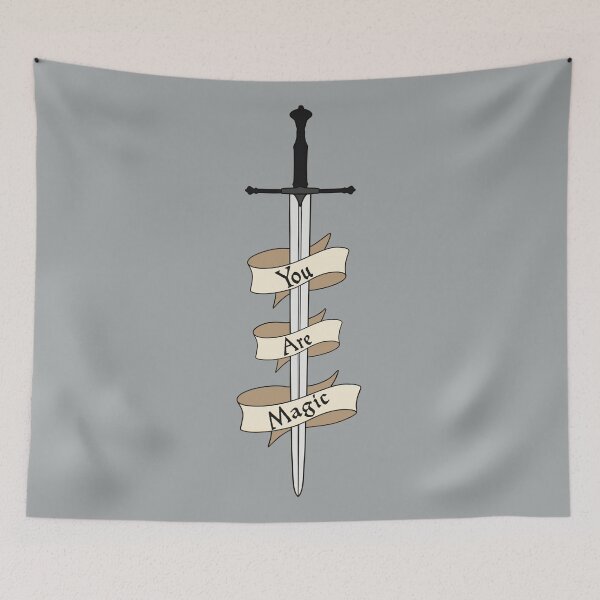 Item preview, You Are Magic Castlecore Sword designed and sold by Skull Fern.