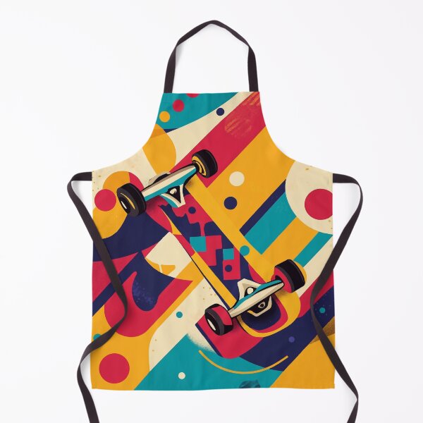 Item preview, Colorful Abstract Skateboard Design – Pop Art Style designed and sold by Moss and Moon Studio.