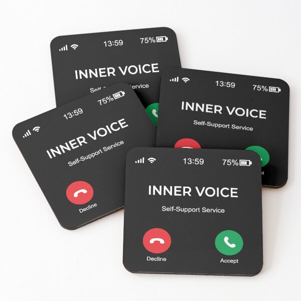 Item preview, Inner Voice Incoming Call smartphone screen designed and sold by Aceofspace3000.