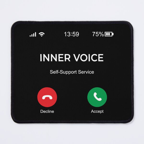 Item preview, Inner Voice Incoming Call smartphone screen designed and sold by Aceofspace3000.