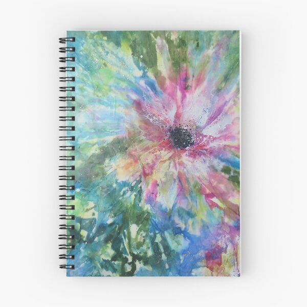 Item preview, Inky pink flower designed and sold by Gill Barrett Art.
