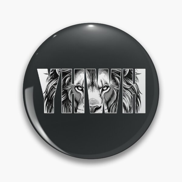 Item preview, YHWH Lion Hebrew God Names | Christian Art designed and sold by Darkifun.