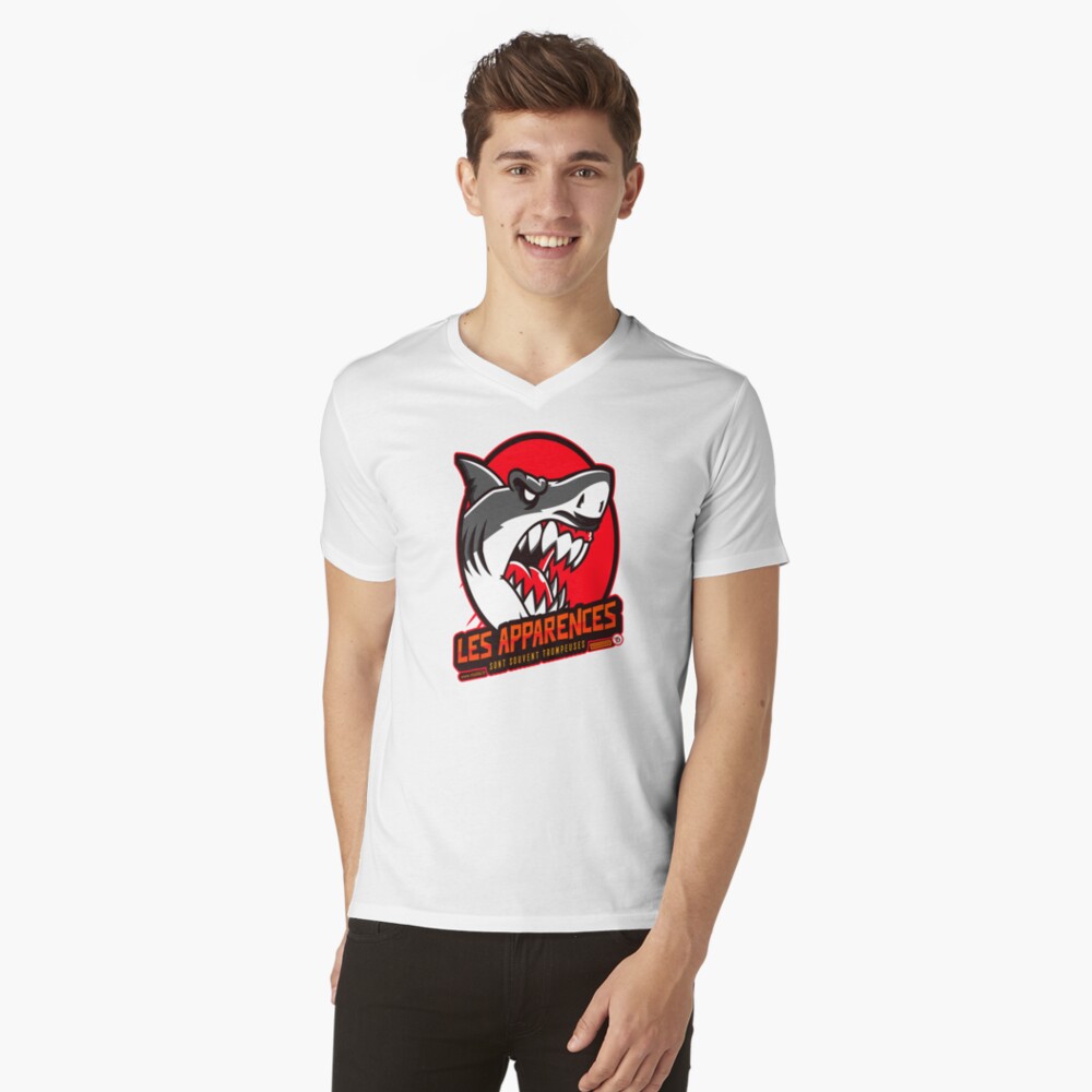 Aperçu de l'œuvre T-shirt col V créée et vendue par Vinidal.