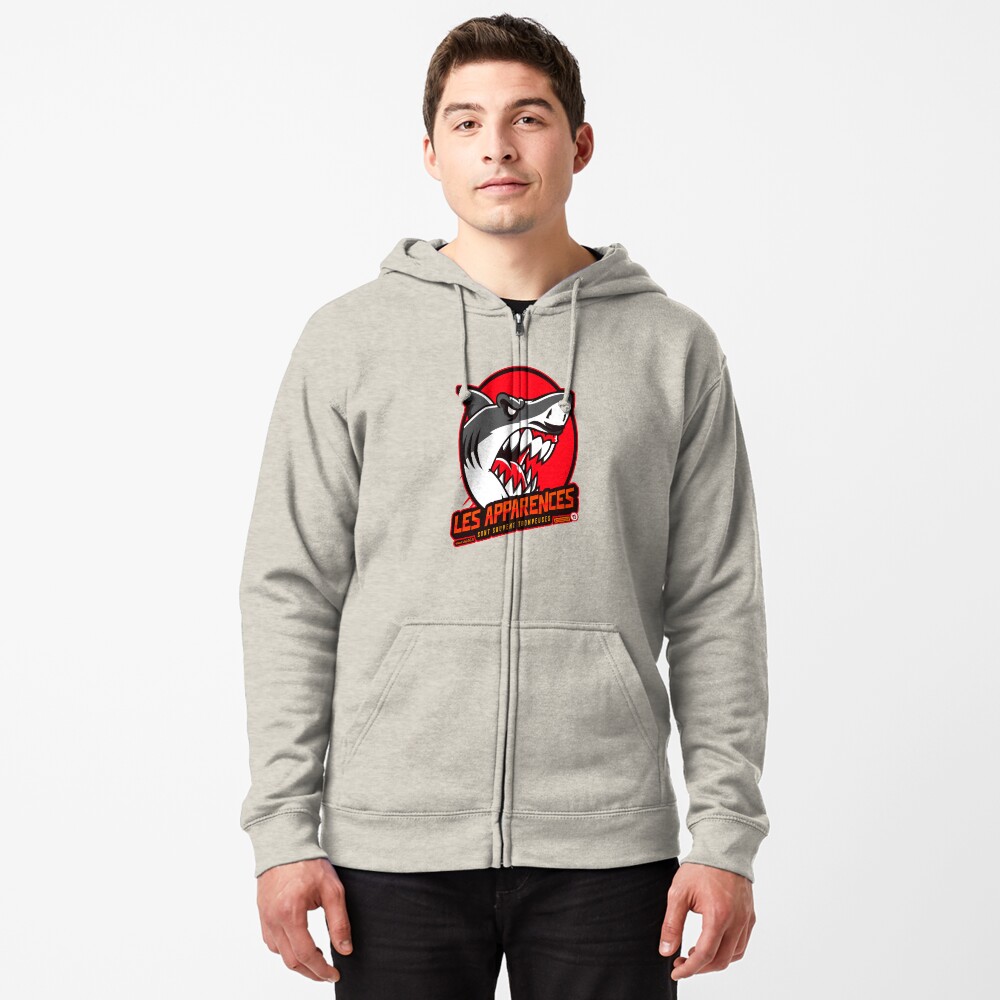 Aperçu de l'œuvre Veste zippée à capuche créée et vendue par Vinidal.
