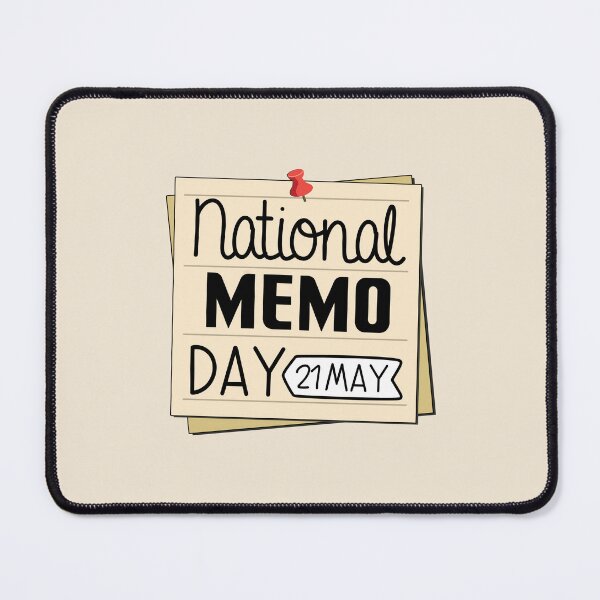 Item preview, 21 May National Memo Day - Wacky Holidays designed and sold by ChemicalXShop.