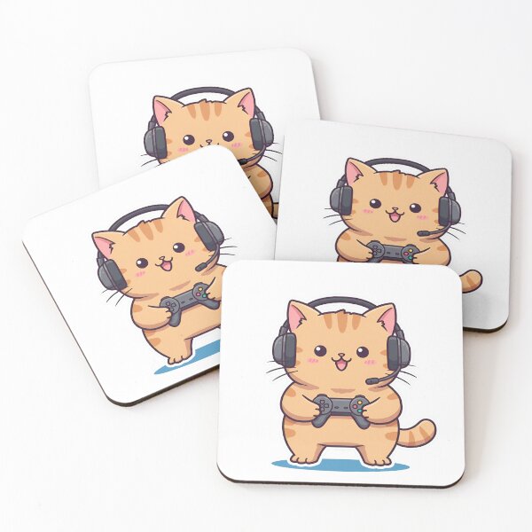 Item preview, Cat Gamer designed and sold by atihca.