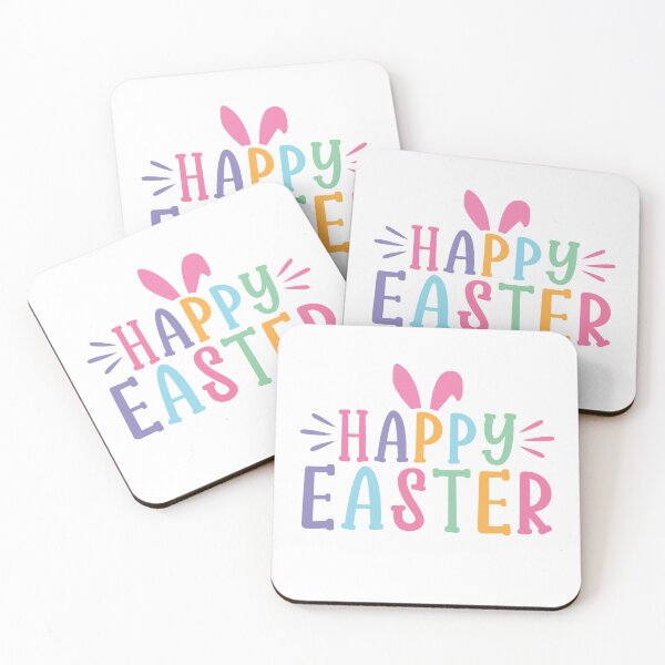 Item preview, Happy Easter Bunny Ears Pastel Typography Design Gifts designed and sold by Maniutek.