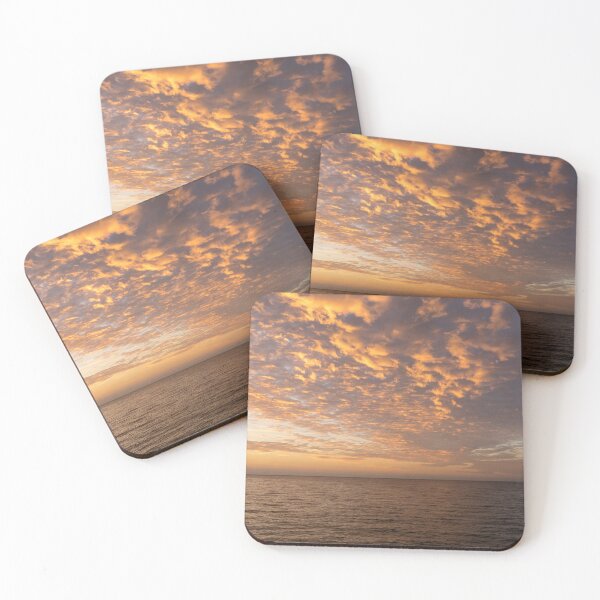 Item preview, Heavenly Golden Plumes Cloudscape Over Water designed and sold by Georgia Mizuleva.