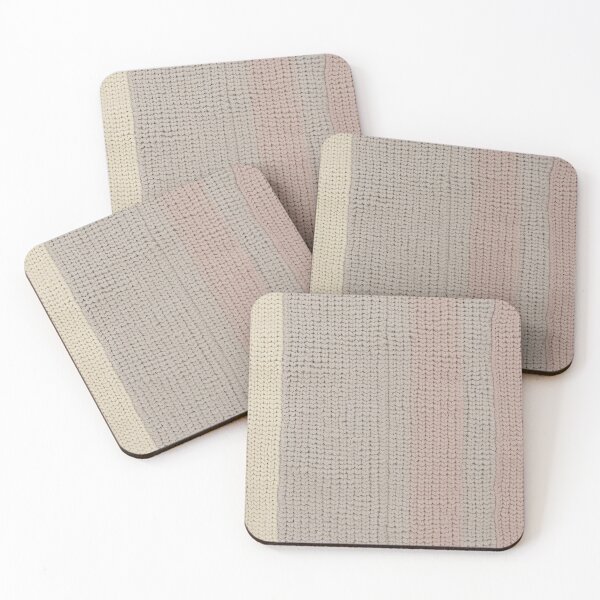 Item preview, Pastel Knitted Texture in Soft Stripes designed and sold by SurfaceCraft Studio.