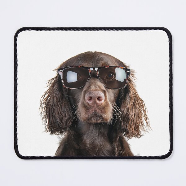 Item preview, Funny cool Field Spaniel Dog wearing sunglasses designed and sold by LazyOwlStore.