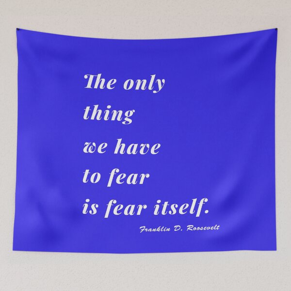 Item preview, FDR Fear Itself Quote design 1 designed and sold by DigitalandPhoto.